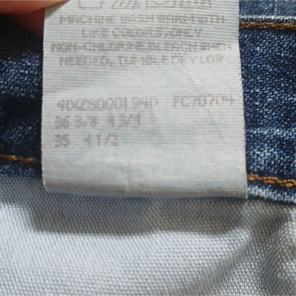 Riders by Lee Blue Jean Denim Shorts 80's High-Waist Mom Jeans 16 M - Picture 5 of 9